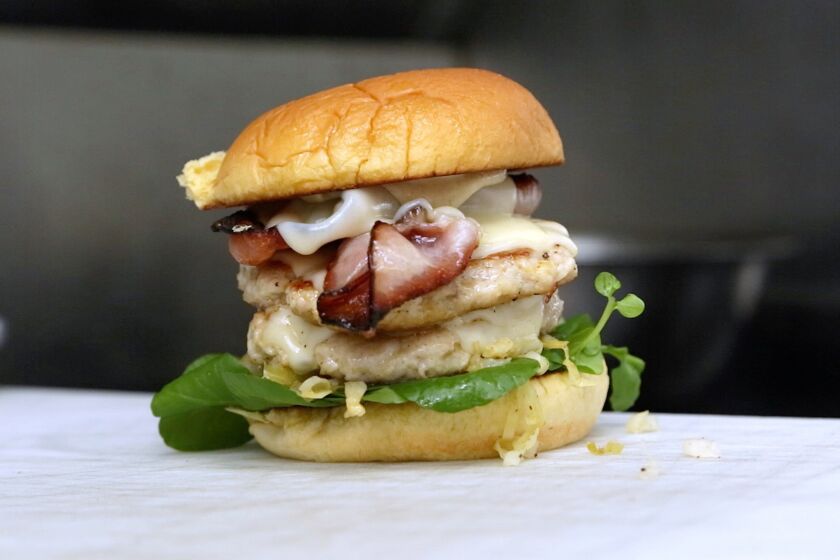 Curtis Stone will be making the Gwen chicken burger as a collaboration with NoMad food truck in March.