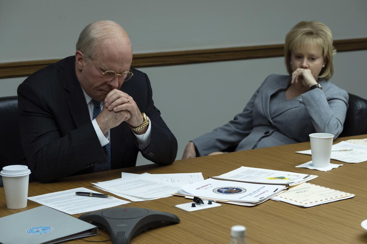 Christian Bale stars as Dick Cheney and Amy Adams stars as Lynne Cheney in Adam McKay's "VICE," an Annapurna Pictures release.