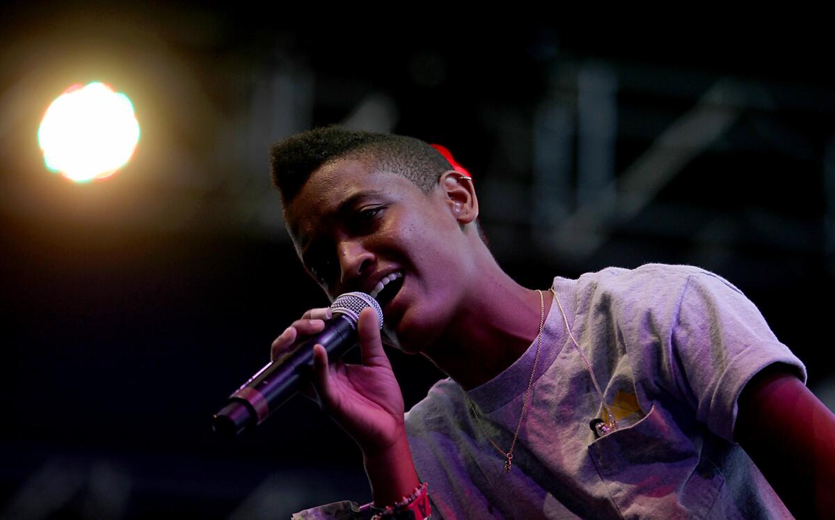 Syd tha Kyd fronts the neo-soul band the Internet on the second day of the Coachella Valley Music and Arts Festival in Indio in 2014. She just announced her debut album as, simply, Syd.