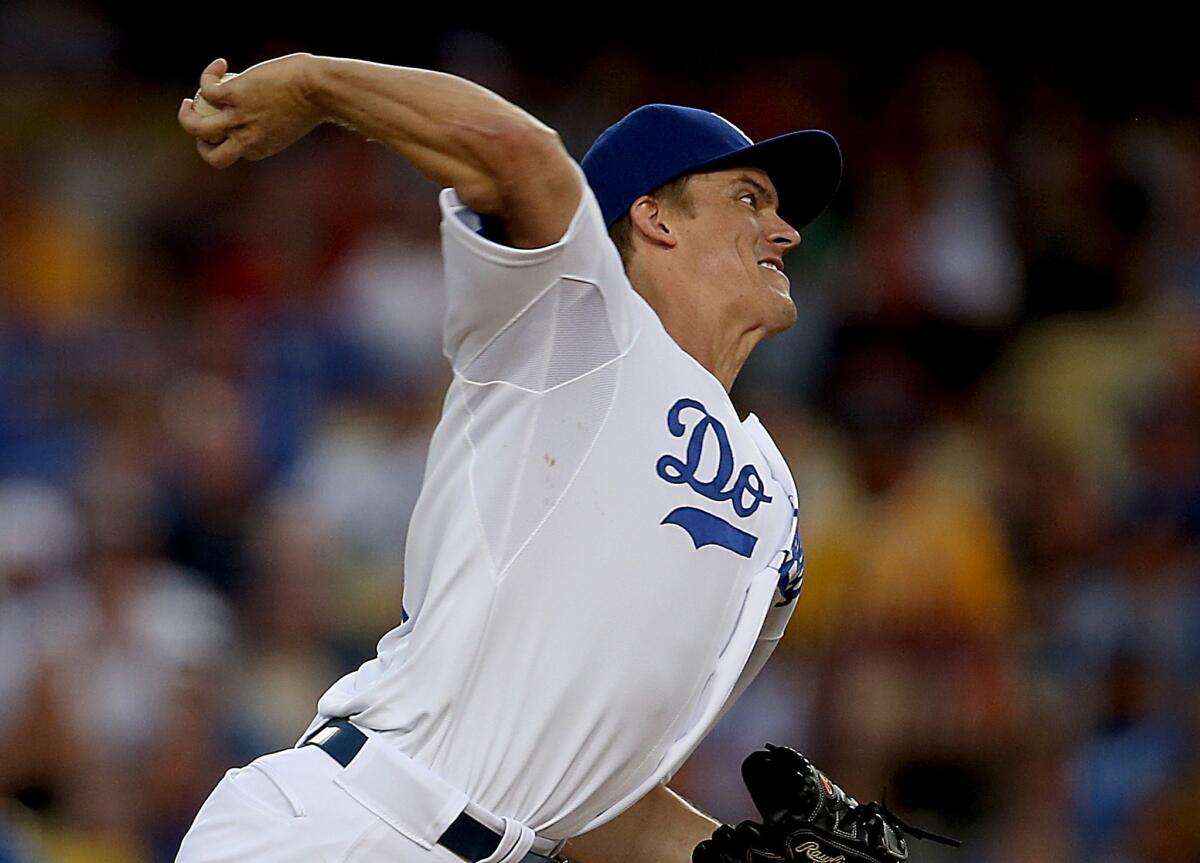 Pitcher Zack Greinke is one of the key reasons the Dodgers are The Times' top-ranked team.