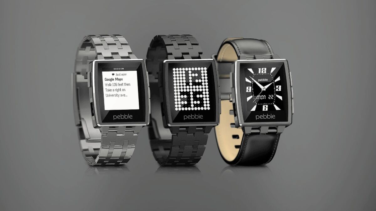 Will Pebble smartwatch be able to compete with Apple and - Los Angeles Times