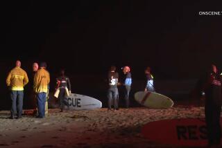 Huntington Beach, California-July 30, 2024-The U.S. Coast Guard has suspended its search for a missing teenager swimmer off Huntington Beach on Monday night. The 15-year-old male was reported missing around 9 p.m. Sunday after he went swimming with friends near lifeguard tower 11, south of Huntington Beach Pier, and didn't return, according to a Coast Guard news release. (OnScene.TV)