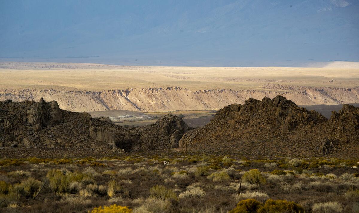 The scenery near Bishop, Calif.