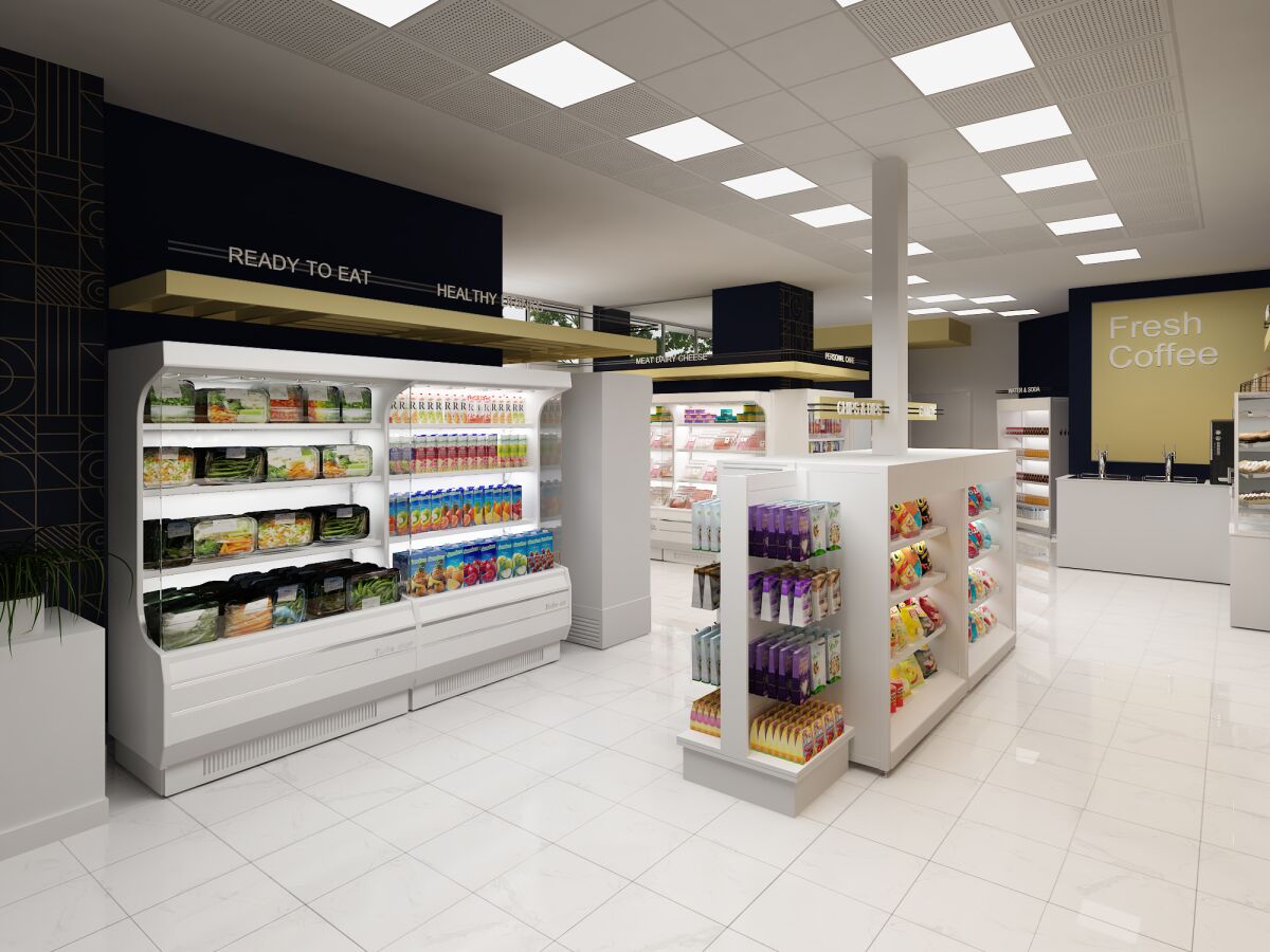 East Village gets futuristic grocery store designed by Accel Robotics ...