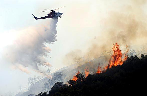 Sepulveda Pass brush fire