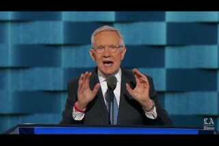 Senate Minority Leader Harry Reid rips into Donald Trump at the Democratic National Convention