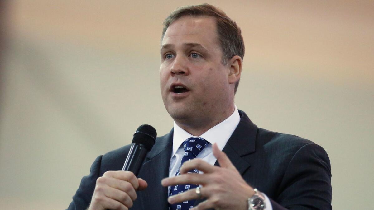 Rep. Jim Bridenstine (R-Okla.) is President Trump's nominee to head NASA. He would be the first member of Congress to lead the agency.