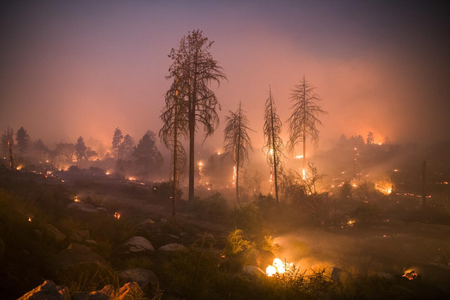 Cranston fire near Idyllwild