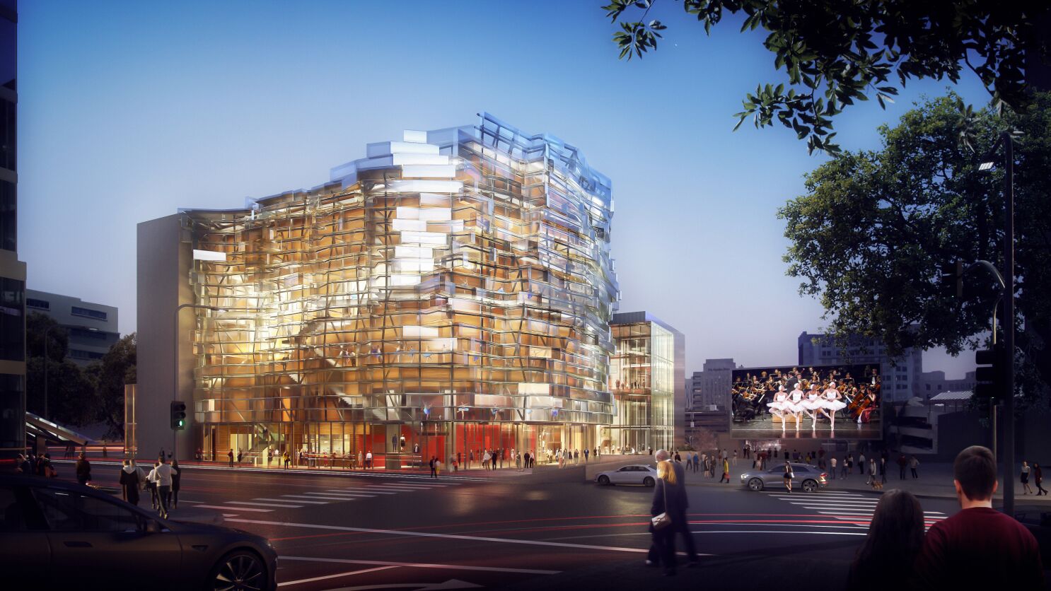 Frank Gehry unveils Colburn concert hall designs for L.A. ...