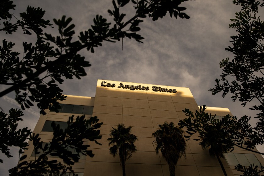 The Los Angeles Times building in El Segundo