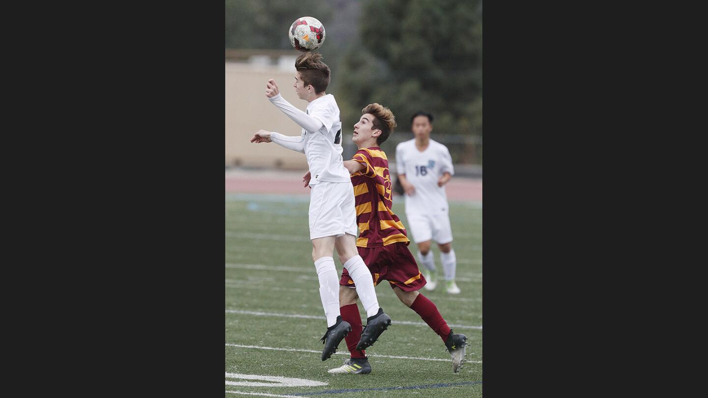 Photo Gallery: Crescenta Valley vs. La Canada in nonleague boys' soccer