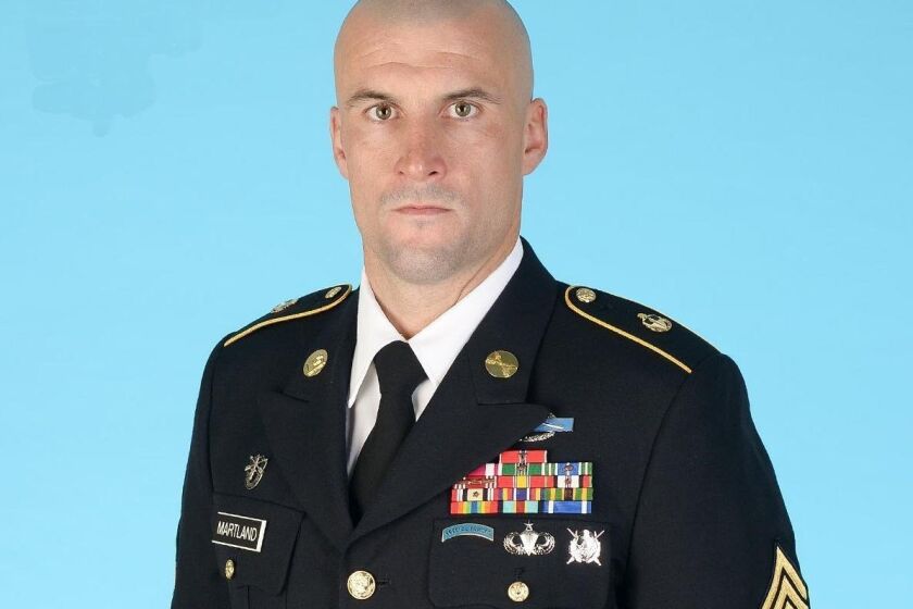 Sgt. First Class Charles Martland, a Green Beret, is set to be involuntarily discharged Nov. 1 because he attacked an Afghan police commander in 2011 who allegedly raped a boy.