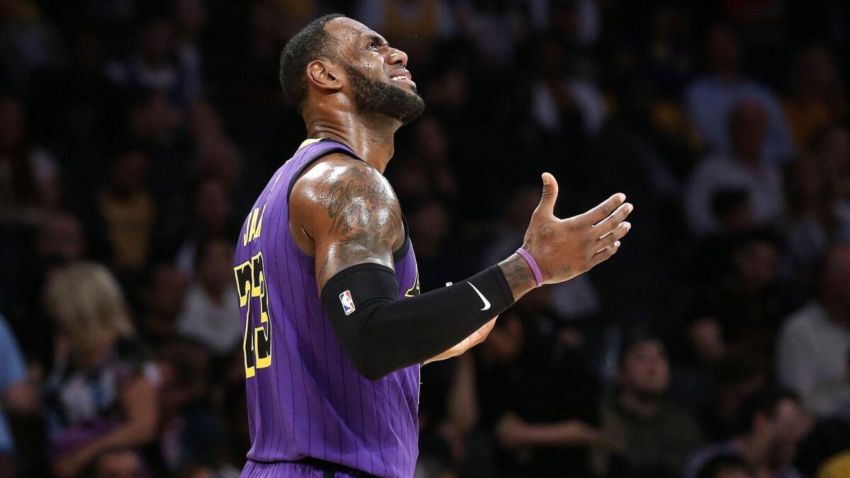 It has been a frustrating season for LeBron James and the Lakers.