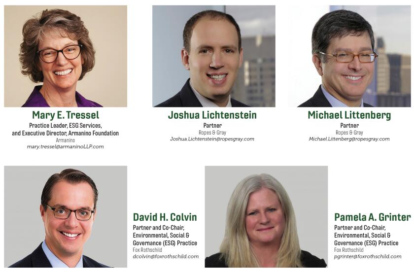 ESG panel participants