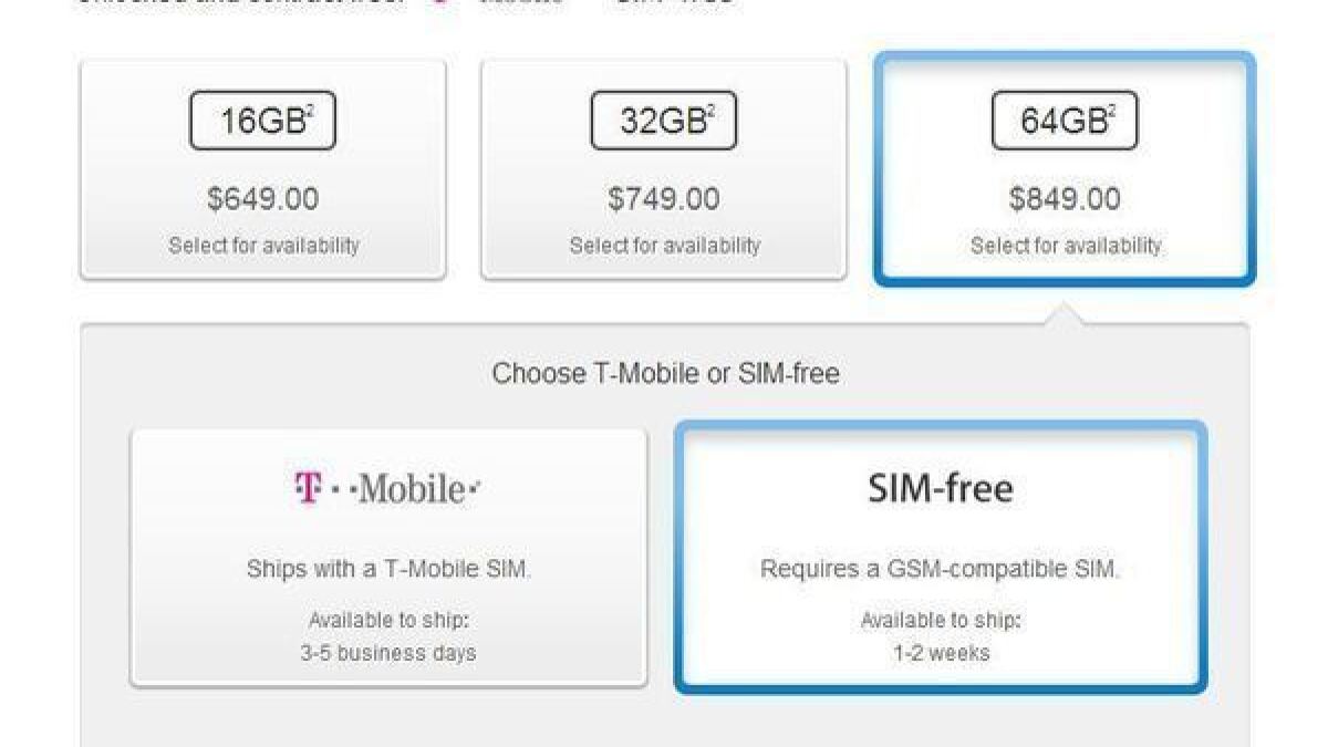 Apple Selling Unlocked Iphone 5s Smartphones Without A Sim Card