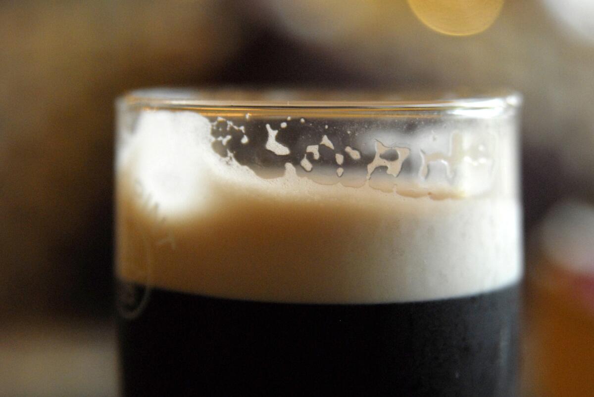 Irish Guinness in a bar.