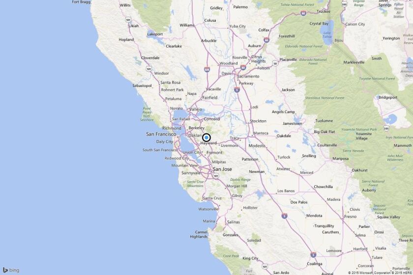 The epicenter of a 3.1 earthquake struck near San Ramon, Calif., on Saturday morning.