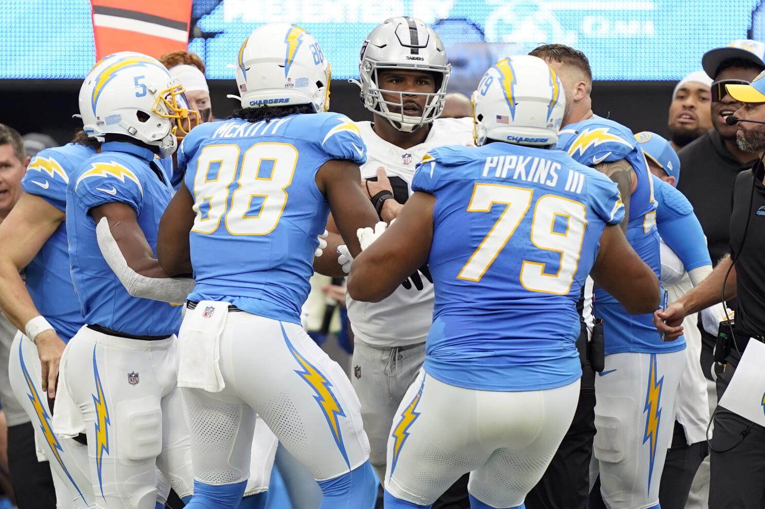 Khalil Mack helps revamped Chargers sack Raiders in opener - Los