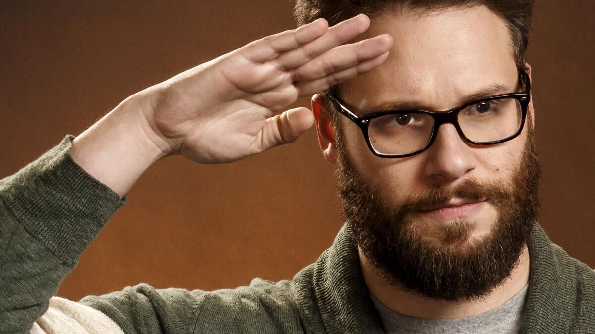 Actor Seth Rogen, photographed at the SLS Hotel in Beverly Hills in November, is in the new comedy movie "The Interview."