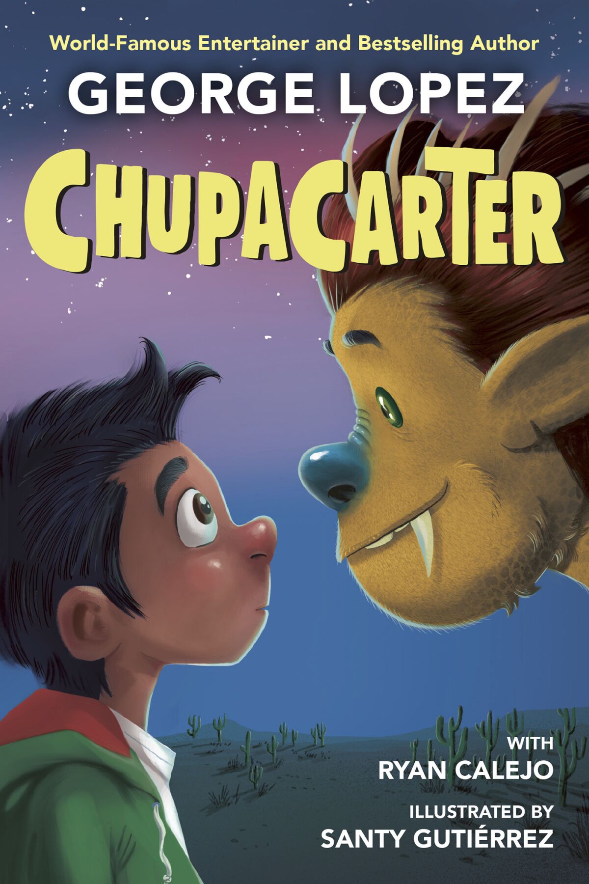 This image released by Viking Books for Young Readers shows "Chupacarter," by George Lopez. (Viking Books for Young Readers via AP)
