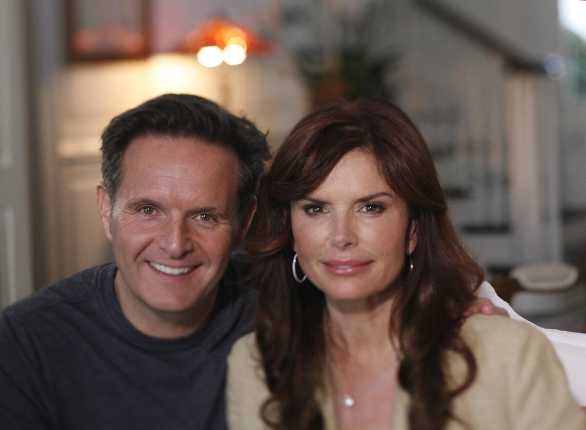 Mark Burnett and his wife, Roma Downey, at their home in Malibu in 2013.