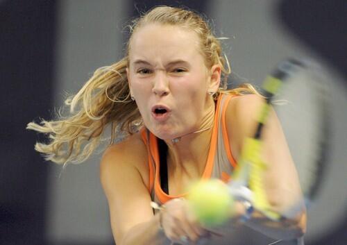 Caroline Wozniacki of Denmark was a volatile junior player with immense talent. Now she's 18 years old and in the second half of the 2008 season she won three titles and climbed to No. 12 in the world rankings.
