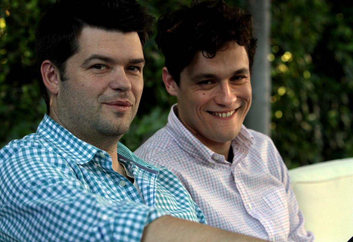 Chris Miller, left, and Phil Lord will direct a "Star Wars" movie centered on a young Han Solo.