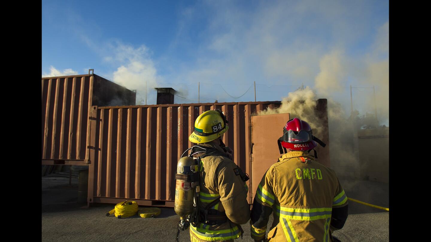 Photo Gallery: Costa Mesa Fire Department training