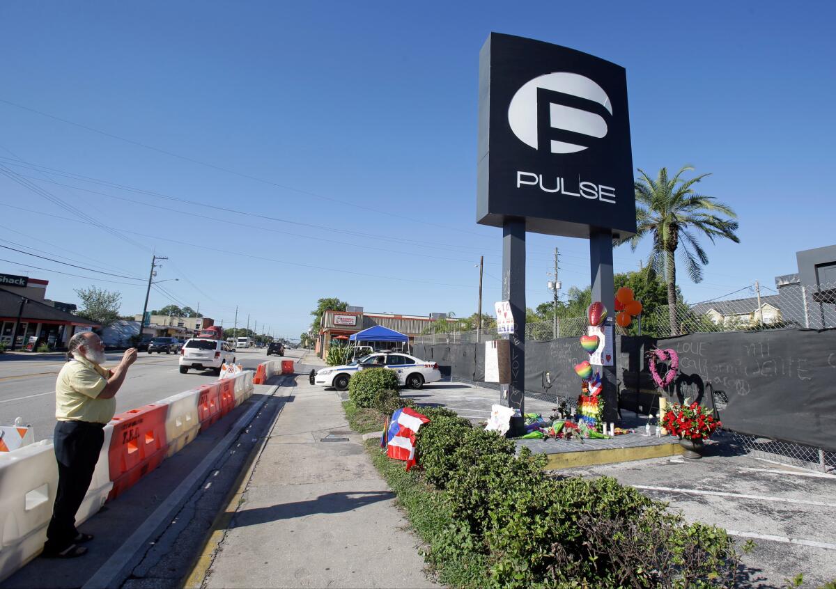 Shown is the Pulse nightclub in Orlando, Fla., where Omar Mateen opened fire last week, killing 49.