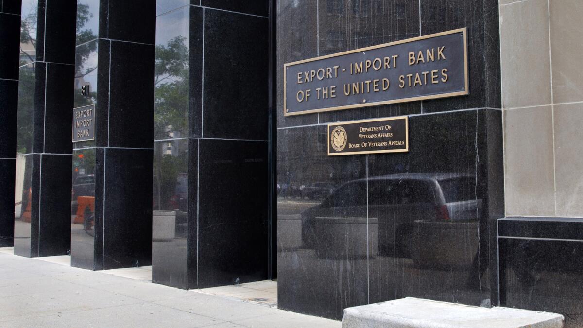 The Export-Import Bank in Washington.