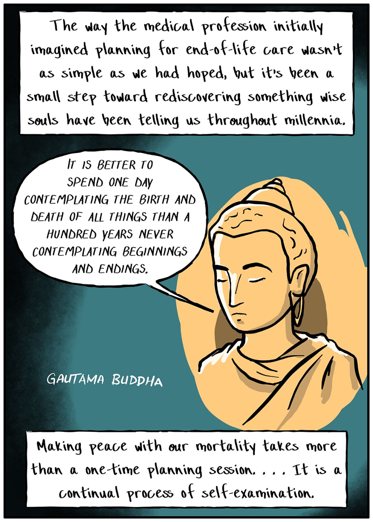 Illustration of Gautama Buddha