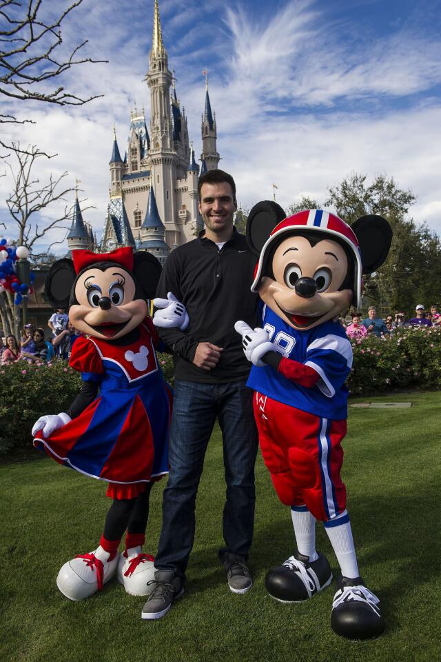 Joe Flacco Goes To Disney World