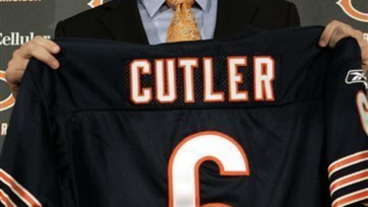 Bears excited about Cutler