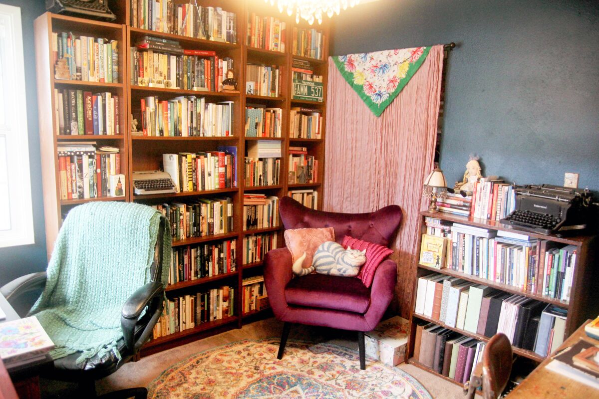 Author Tammy Greenwood's home office.