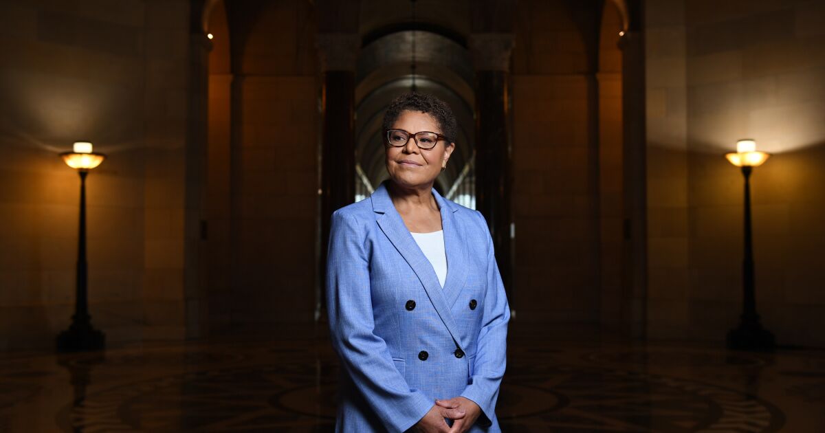 Photos: Karen Bass elected as mayor, becoming first woman to lead L.A.