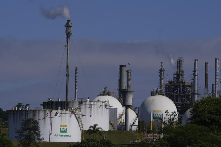 FILE - Capuava oil refinery owned by Petrobras sits in Maui, on the outskirts of Sao Paulo, Brazil, Monday, Nov. 6, 2023. (AP Photo/Andre Penner, File)