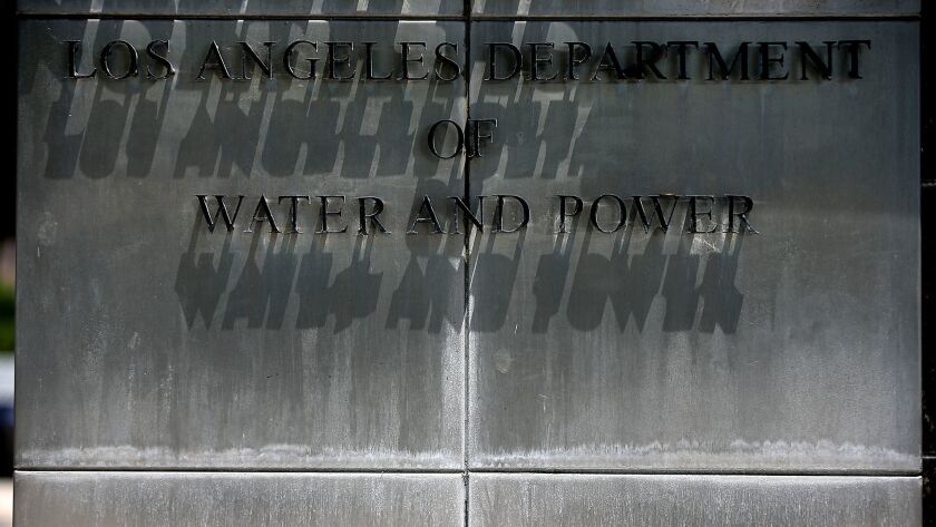 The Los Angeles Department of Water and Power building.