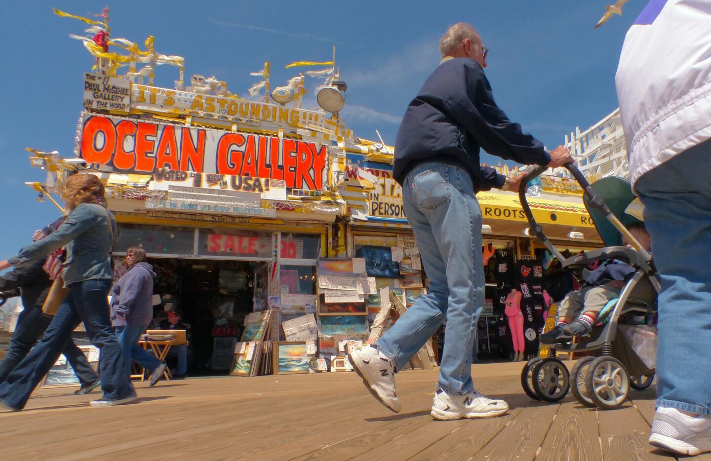 No stroll down the boards is complete without a stop into Ocean Gallery, the jam-packed art gallery that has been an O.C. staple for decades. “We’re an icon of the boardwalk,” says owner Joe Kro-Art. Lucky visitors might just find themselves on film, too. “Ocean Gallery is globally famous,” says Kro-Art, rattling off TV shows and movies that have featured the spot. Second Street and the boardwalk, 410-289-5300, oceangallery.com