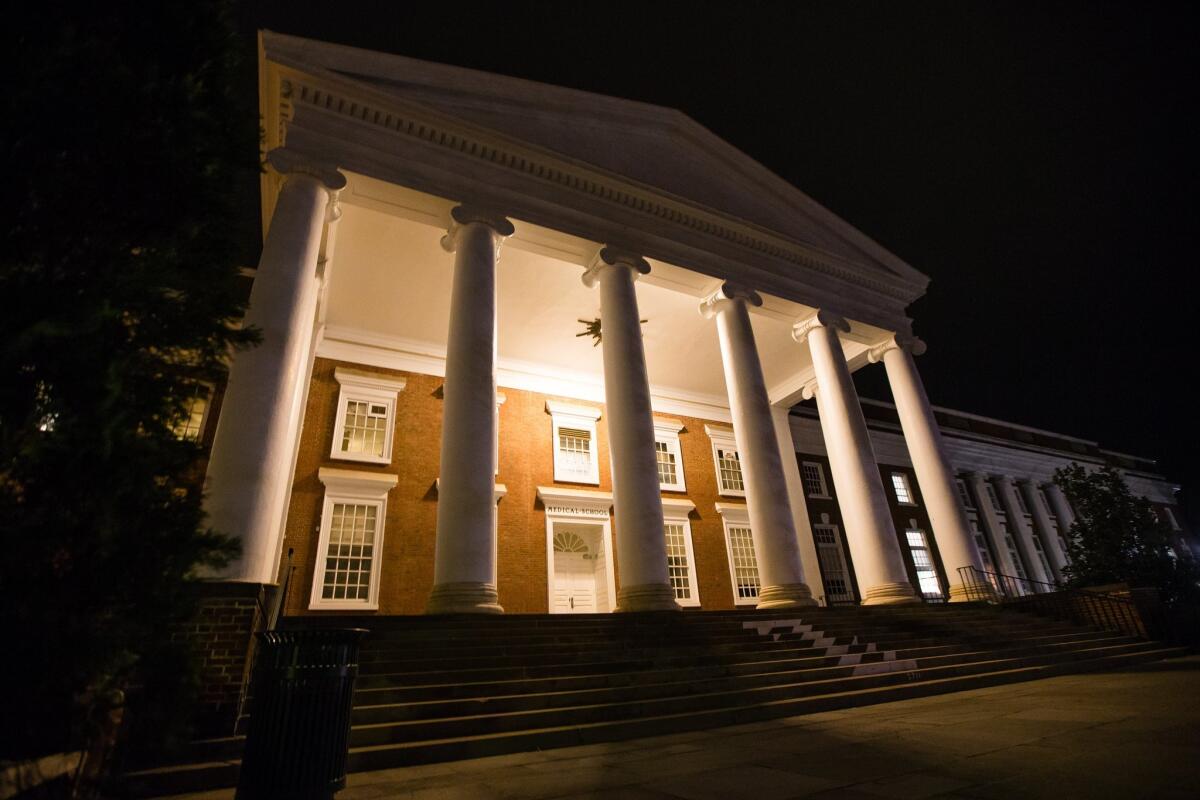 The University of Virginia in Charlottesville.