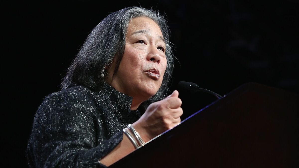 Tina Tchen, shown in May 2017, was the former first lady’s chief of staff and co-founded the Time’s Up Legal Defense Fund.