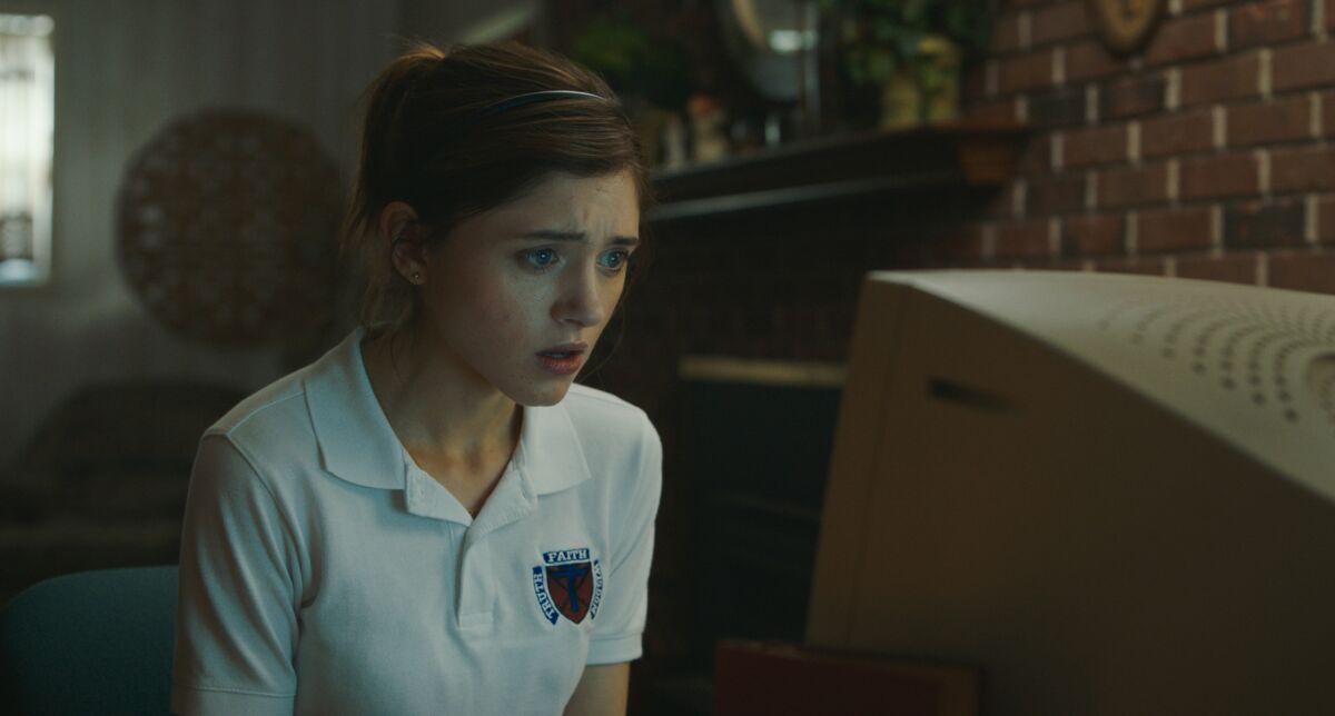 Natalia Dyer in "Yes, God, Yes."