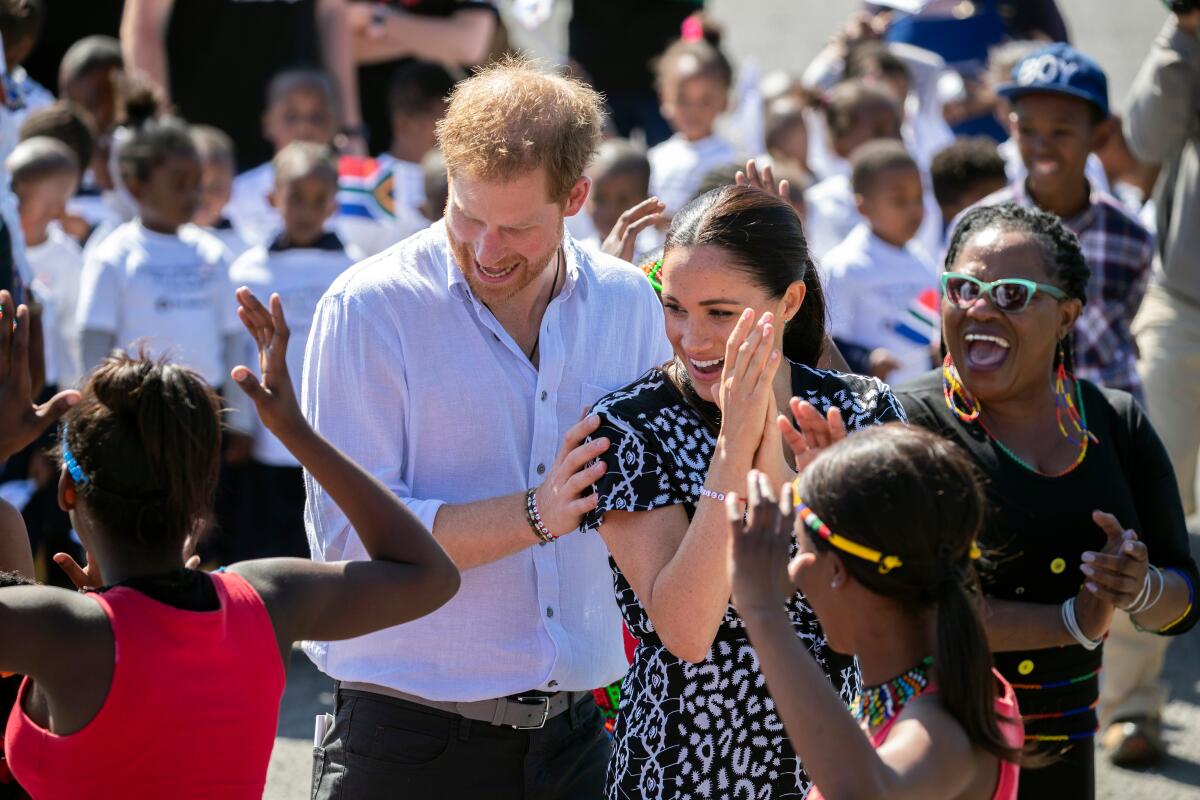 Duke and Duchess of Sussex tour South Africa