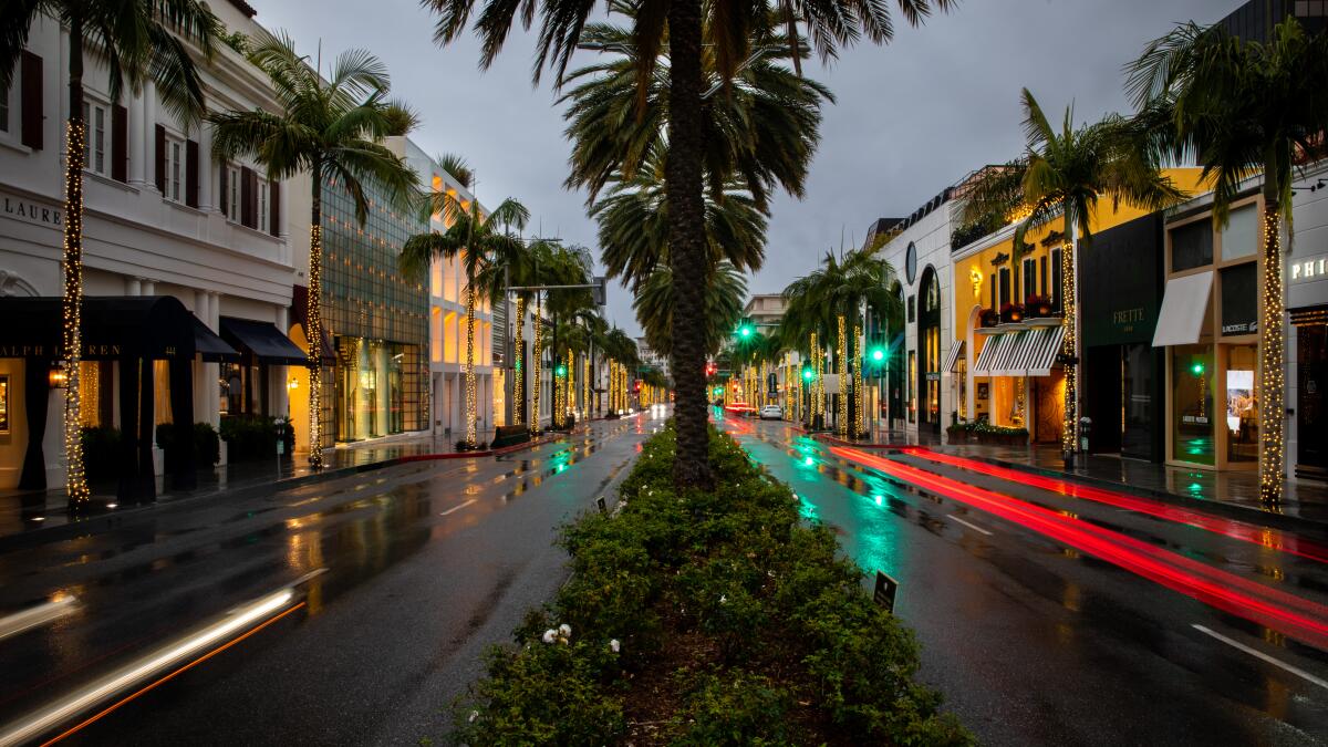 Beverly Hills, CA/USA - Chanel store on Rodeo Drive closed and streets  deserted during COVID-19 quarantine Stock Photo - Alamy