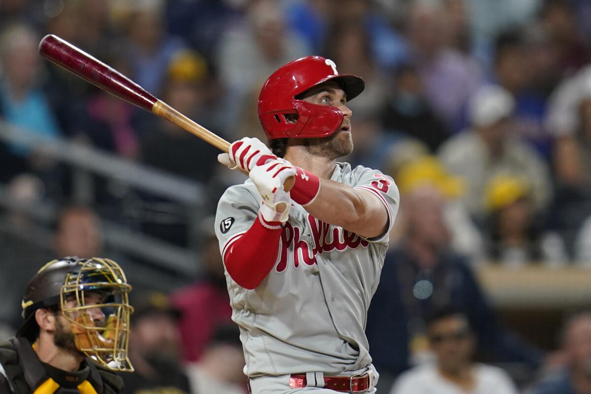 Phillies Defeat Padres but Lose Bryce Harper