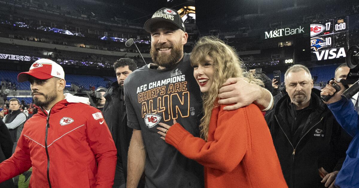 Travis Kelce, with billionaire girlfriend Taylor Swift, may have taken happiness to a new level