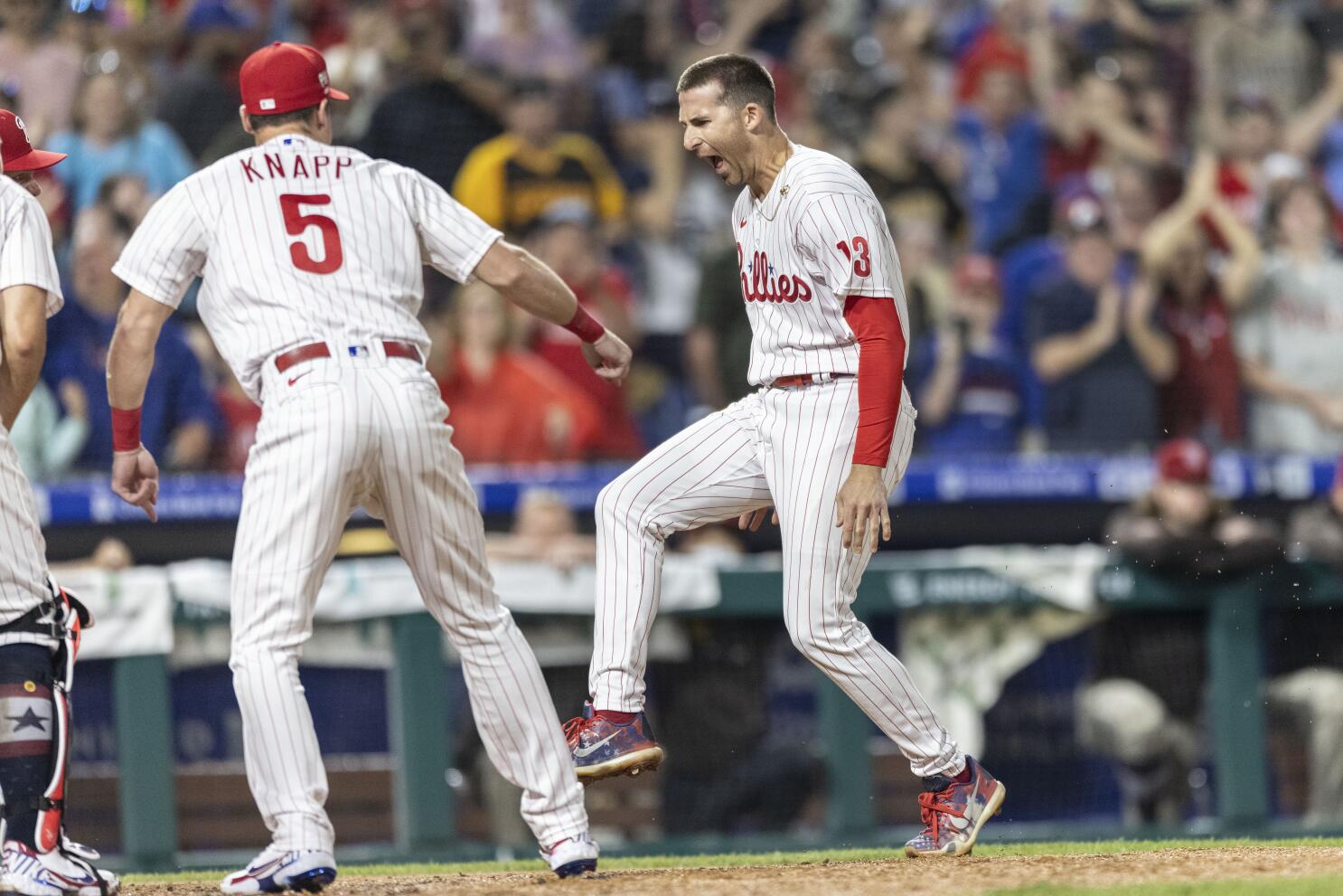 Phils blow another save, beat Padres 4-3 on Miller's double - The San Diego  Union-Tribune