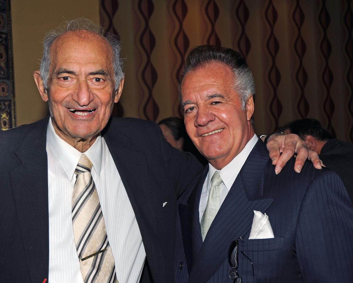 Frank Albanese and Tony Sirico in 2010 in New York City. Albanese played Uncle Pat in "The Sopranos", while Sirico was a show regular as Paulie "Walnuts" Gualtieri.