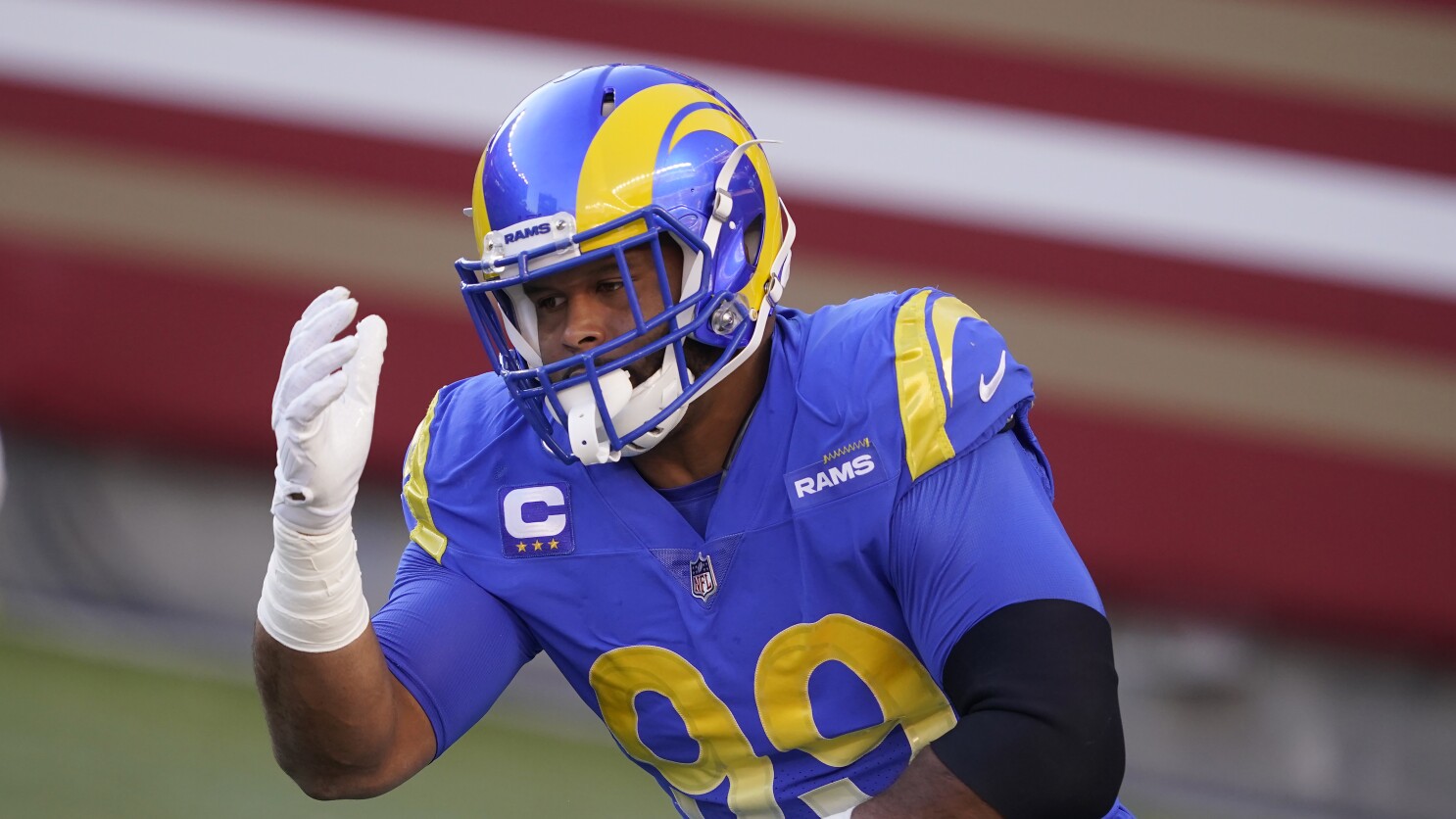 Rams Aaron Donald Is Always Double Trouble For Offenses Los Angeles Times