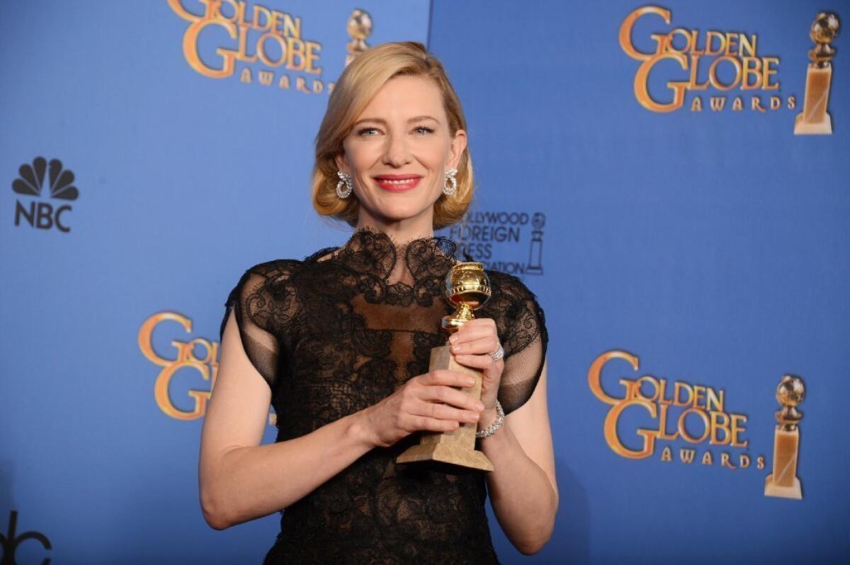 Cate Blanchett sports the reward for the preparation she put in for her role in "Blue Jasmine."