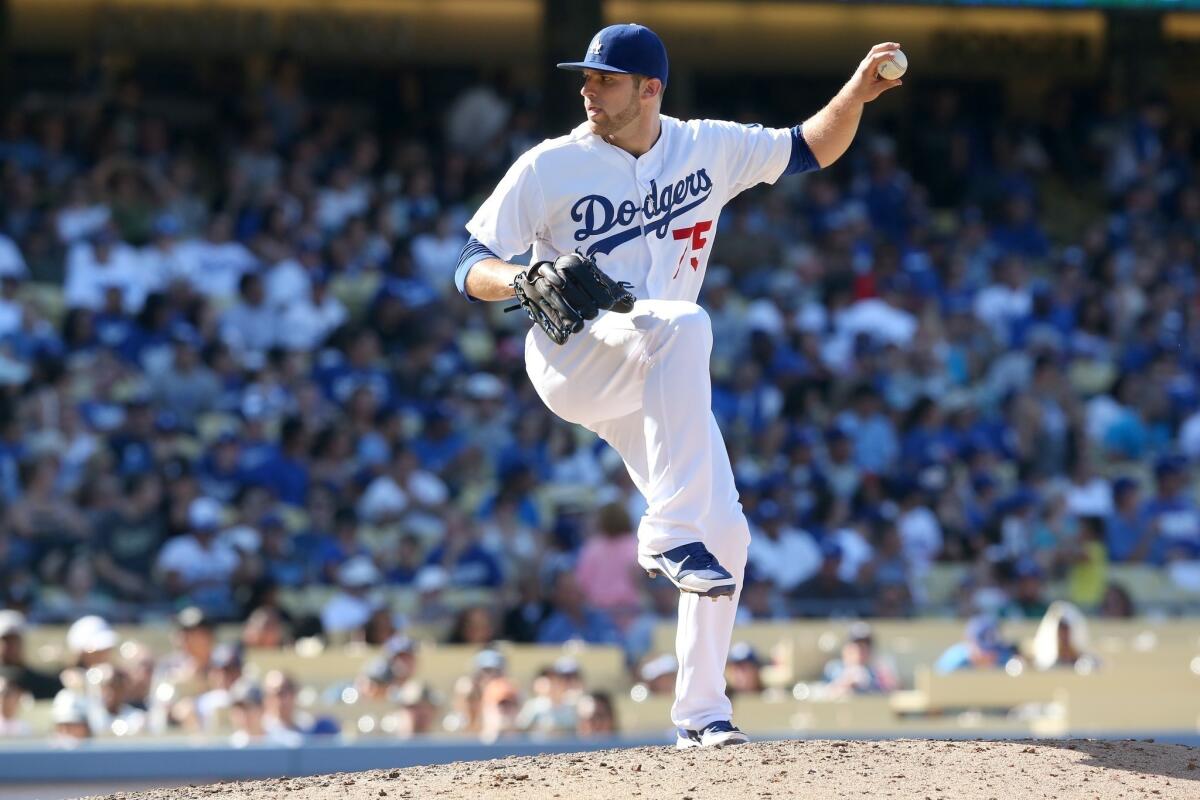 Dodgers reliever Paco Rodriguez has given up two hits and three walks in three innings this exhibition season.